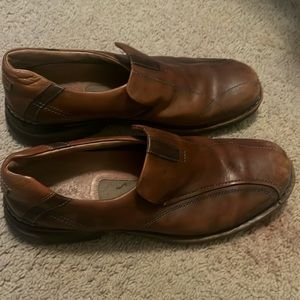 Clark’s brown dress shoes